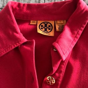 Tory Burch pink polo